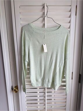 Anthropologie Damiana Dolman Sleeve Pullover Long Sleeve Top Mint NWT size XS